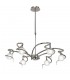 Telescopic Ceiling Pendant Semi Flush Convertible 6 Light G9, Polished Chrome - 1