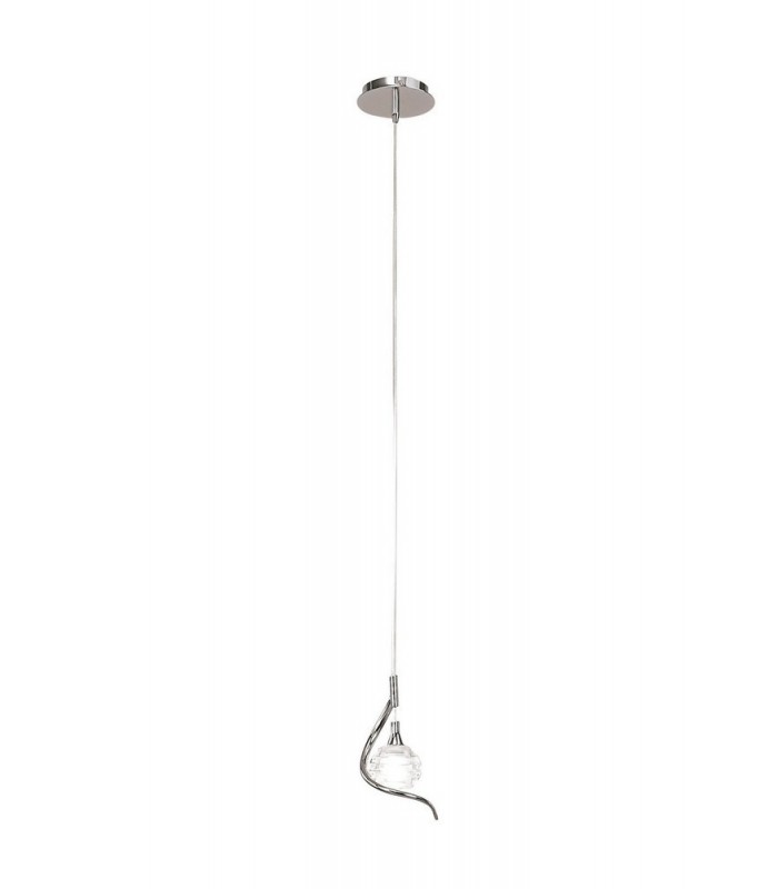 Ceiling Pendant 1 Light G9, Polished Chrome - 1