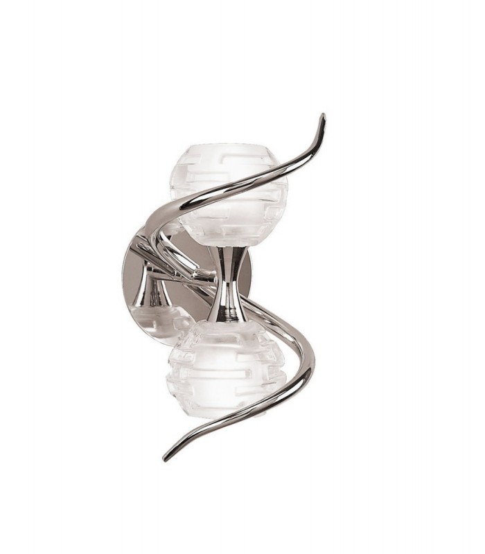 Wall Lamp Switched 2 Light G9, Polished Chrome - 1