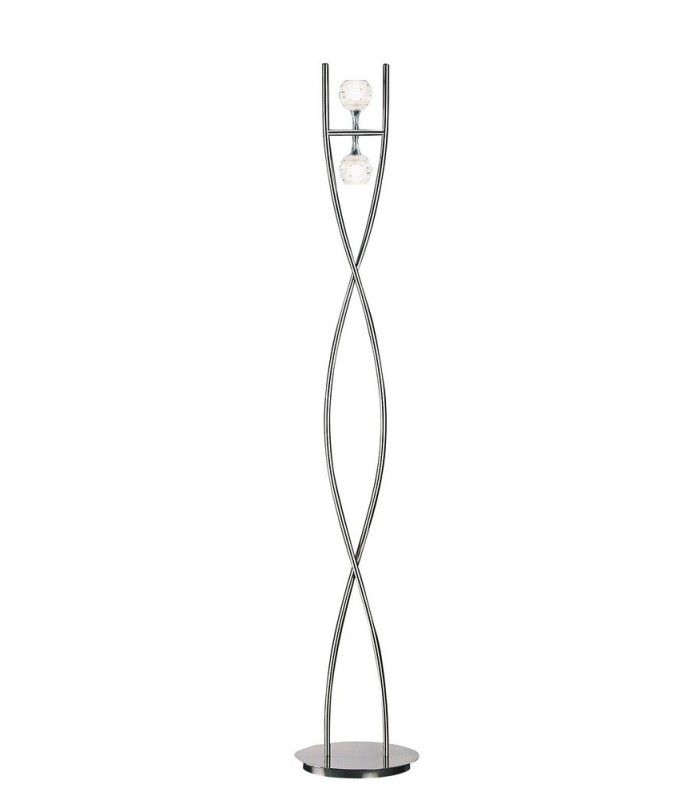 Floor Lamp 2 Light G9, Polished Chrome - 1