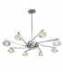 Ceiling Pendant 8 Light G9, Polished Chrome - 1