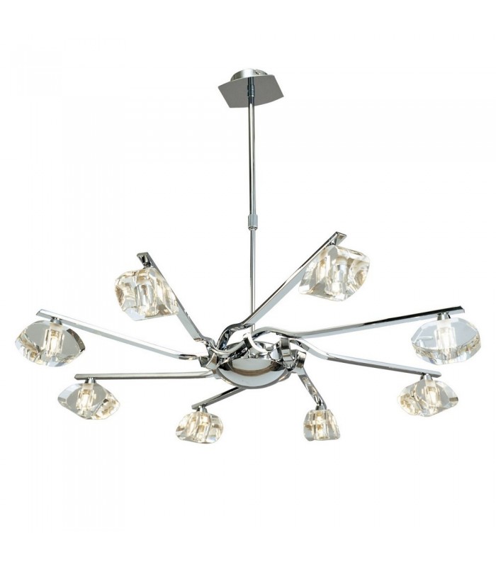 Ceiling Pendant 8 Light G9, Polished Chrome - 1