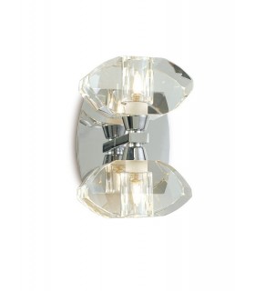Wall Lamp Switched 2 Light G9, Polished Chrome - 1