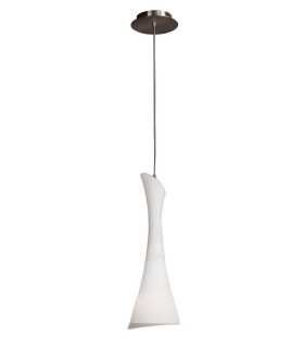 Ceiling Pendant 1 Light E27, Satin Nickel - 1