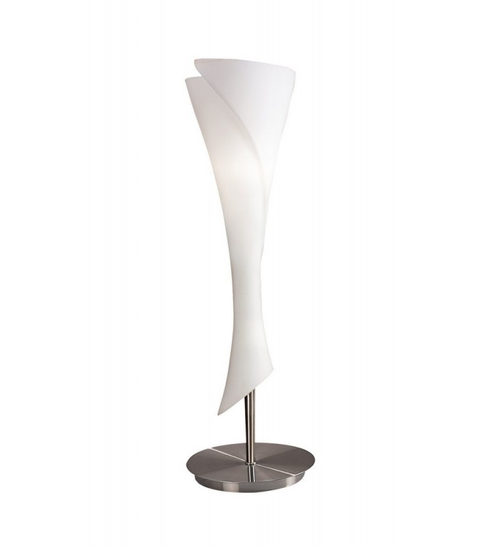 Table Lamp 1 Light E14, Satin Nickel - 1