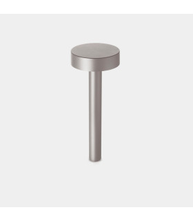 Orbit Covered Outdoor Pedestal Light 50cm Grey LED 11.5W CCT 2700-3200-4000K IP66 On-Off