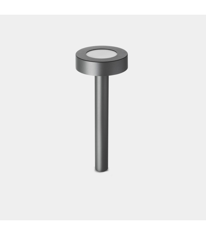 Orbit Big Opening Top Outdoor Pedestal Light 50cm Urban Grey LED 11.5W CCT 2700-3200-4000K IP66 On-Off