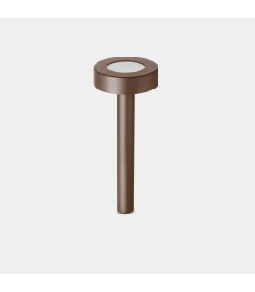 Orbit Big Opening Top Outdoor Pedestal Light 50cm Brown LED 11.5W CCT 2700-3200-4000K IP66 On-Off