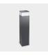 Cubik Outdoor Bollard 65cm Urban Grey Matt LED 17.5W CCT 2700-3200-4000K IP65 On-Off-1