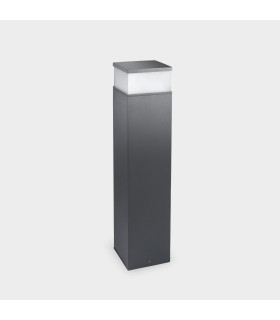 Cubik Outdoor Bollard 65cm Urban Grey Matt LED 17.5W CCT 2700-3200-4000K IP65 On-Off-1