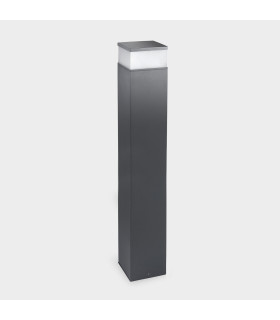 Cubik Outdoor Bollard 100cm Urban Grey Matt LED 17.5W CCT 2700-3200-4000K IP65 On-Off-1