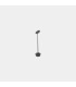 Invisible Outdoor Bollard 60cm Black LED 10.7W 2700K IP54 On-Off