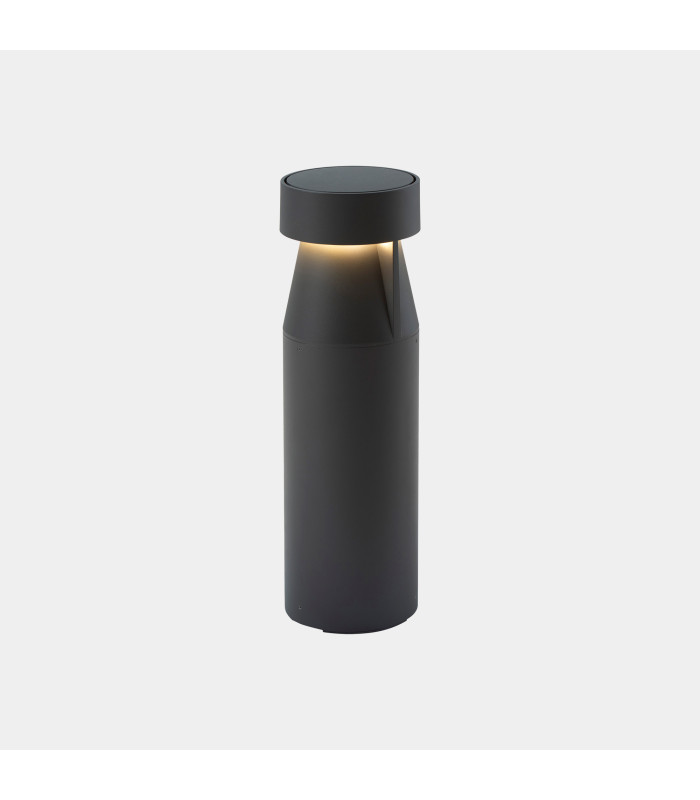 Rek Outdoor Pedestal Light 53.3cm Urban Grey LED 14.5W PC Amber IP66 On-Off-3