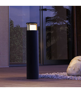 One Outdoor Bollard Black LED 6.3W 3000K IP54 On-Off-2