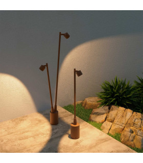 Fint Outdoor Bollard Brown LED 6.4W 3000K IP54 On-Off-2