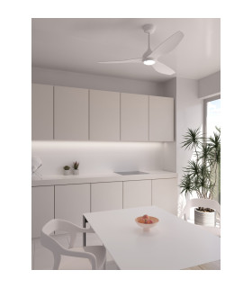 Pam 132cm Ceiling Fan White LED 20.2W CCT 3000-4000-5000K On-Off-2
