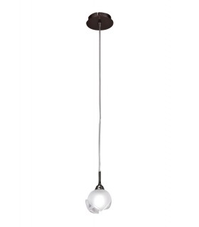Ceiling Pendant 1 Light G9, Black Chrome - 1
