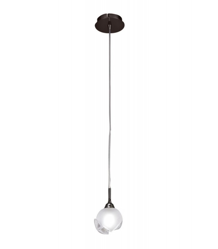 Ceiling Pendant 1 Light G9, Black Chrome - 1