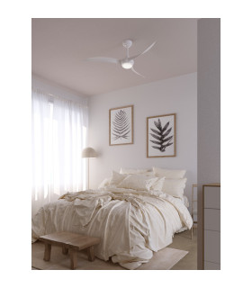Helix 132cm Ceiling Fan White LED 20.2W CCT 3000-4000-5000K On-Off-2