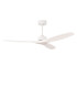 Stem 133cm Ceiling Fan White With White Blades Sandblasted