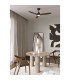 Stem 133cm Ceiling Fan Black With Dark Wood Blades Sandblasted LED 20.2W CCT 3000-4000-5000K On-Off-2