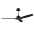 Stem 133cm Ceiling Fan Black With Black Blades