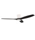 Stem 132cm Ceiling Fan White With Black Blades Sandblasted LED 20.2W CCT 3000-4000-5000K On-Off