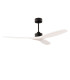 Stem 133cm Ceiling Fan Black With White Blades