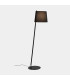 Clip Floor Lamp with Tapered Shade Black E27 15W-1