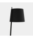 Clip Floor Lamp with Tapered Shade Black E27 15W-5