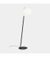 Clip Floor Lamp with Tapered Shade Black E27 15W-6