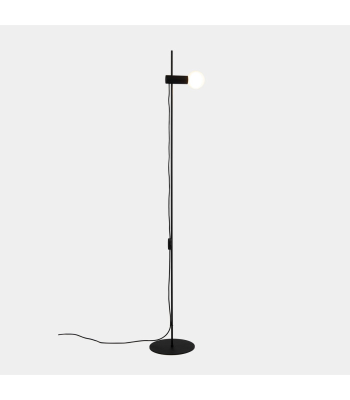Nude Single Floor Lamp Black E27 15W-1