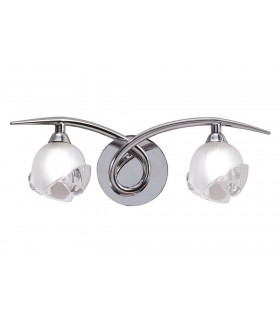 Wall Lamp Switched 2 Light G9, Polished Chrome - 1