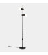 Nude Double Multi Arm Floor Lamp Black E27 30W-1