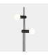 Nude Double Multi Arm Floor Lamp Black E27 30W-3