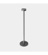 Orbit Rechargeable Covered Outdoor Portable Lamp Urban Grey LED 1.5W 2700K IP65 Touch Dimming