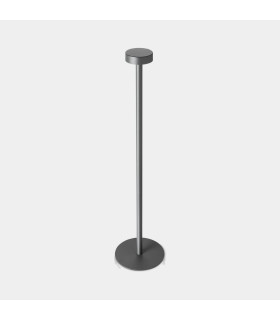 Orbit Rechargeable Covered Outdoor Portable Lamp Urban Grey LED 1.5W 2700K IP65 Touch Dimming
