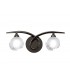 Wall Lamp Switched 2 Light G9, Black Chrome - 1