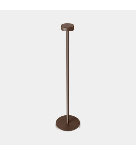 Orbit Rechargeable Covered Outdoor Portable Lamp Brown LED 1.5W 2700K IP65 Touch Dimming