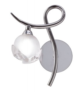Wall Lamp Left Switched 1 Light G9, Polished Chrome - 1
