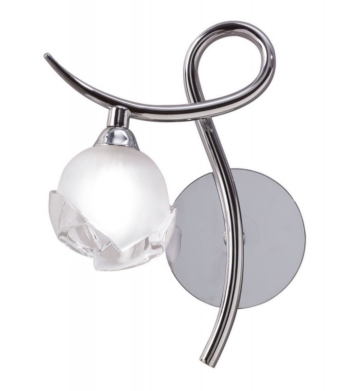 Wall Lamp Left Switched 1 Light G9, Polished Chrome - 1