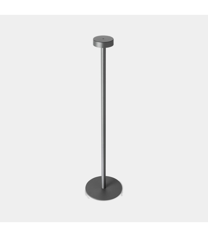 Orbit Rechargeable Small Opening Top Outdoor Portable Lamp Urban Grey LED 1.5W 3000K IP65 Touch Dimming