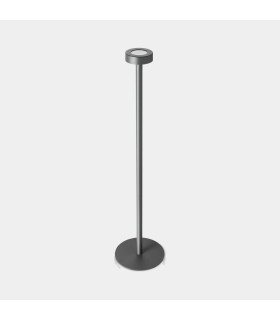 Orbit Rechargeable Big Opening Top Outdoor Portable Lamp Urban Grey LED 1.5W 2700K IP65 Touch Dimming