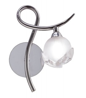 Wall Lamp Right Switched 1 Light G9, Polished Chrome - 1