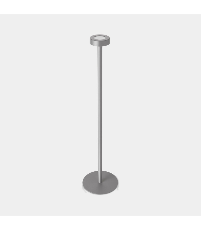 Orbit Rechargeable Big Opening Top Outdoor Portable Lamp Grey LED 1.5W 3000K IP65 Touch Dimming