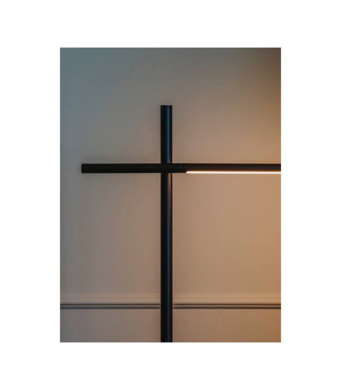 Tubs LED Integrated Floor Lamp Black 9.5W 2700K Touch Dimming-2