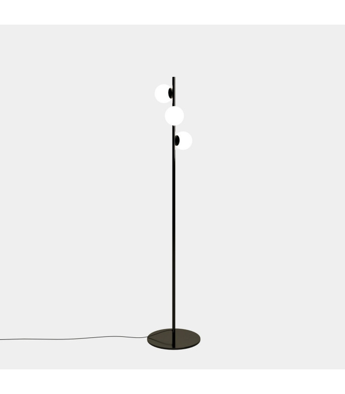 Perlina Multi Arm Floor Lamp Black LED 22.9W CCT 2700-3000-4000K On-Off-1