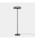 Levels Single Dome 42cm LED Integrated Floor Lamp Black Fumé 17W CCT 2700-3000-4000K Push-1