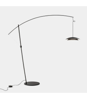 Noway Arc Floor Lamp Black LED 25.4W CCT 2700-3000-4000K Push-1