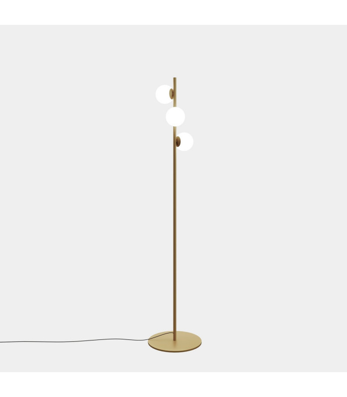 Perlina Multi Arm Floor Lamp Matte Gold LED 22.9W CCT 2700-3000-4000K On-Off